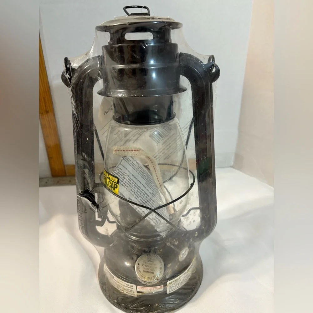 NEW Kerosene‎ Oil Black Lantern Glass WeatherRite New in package camping hiking